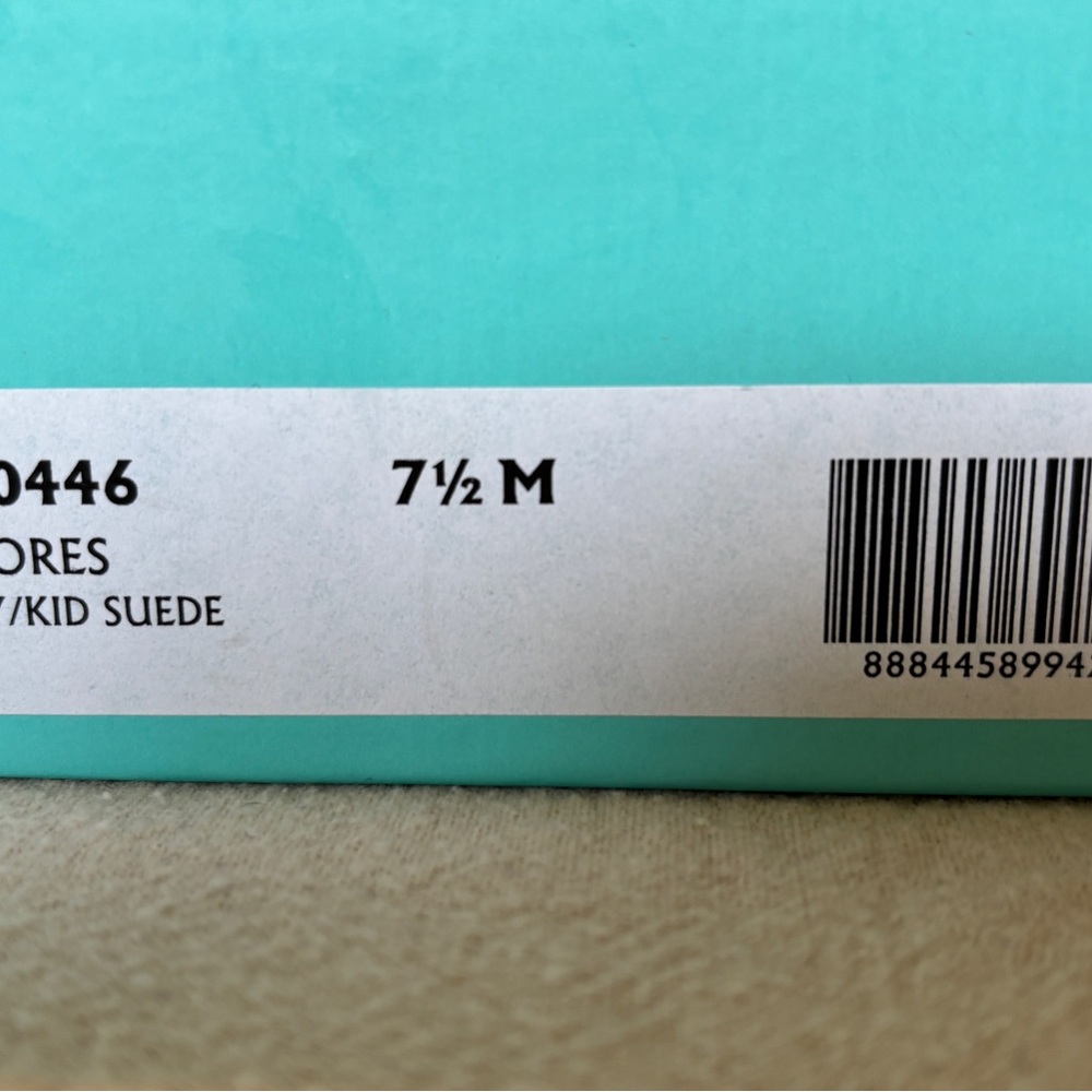 Kate Spade Navy Suede Heels - Picture 4 of 5